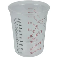 50PACK PLASTIC MIXING CUPS 600ML 