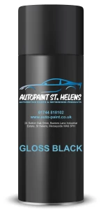 500ML BLACK GLOSS AEROSOL